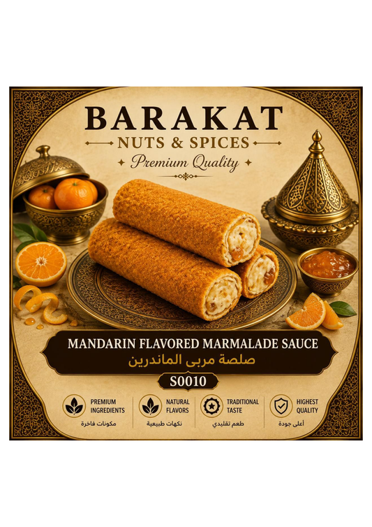Barakat Mandarin Flavored Marmalade Sauce product information