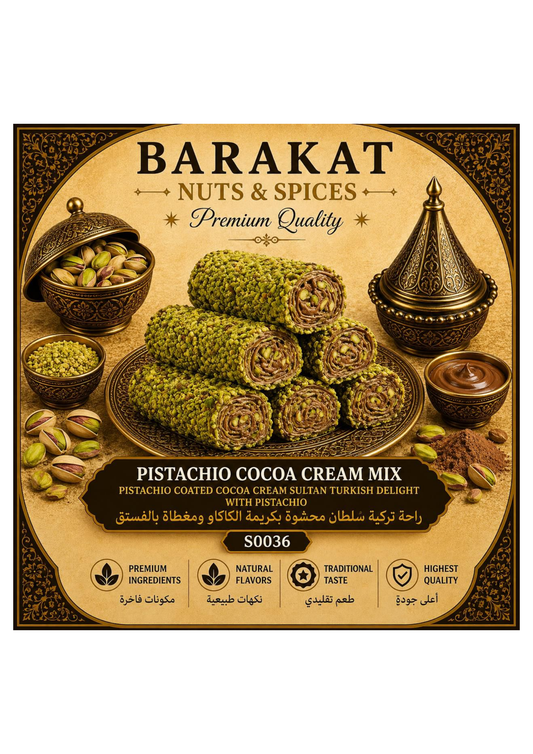 Barakat Pistachio Cocoa Cream Mix product information