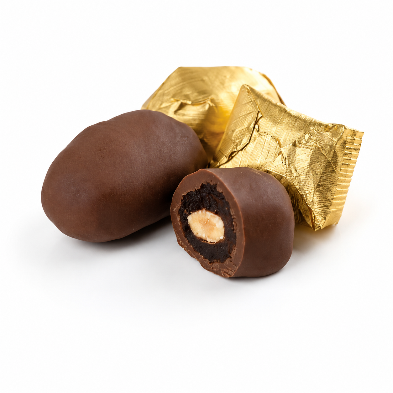 Dates with Almonds milk chocolate product