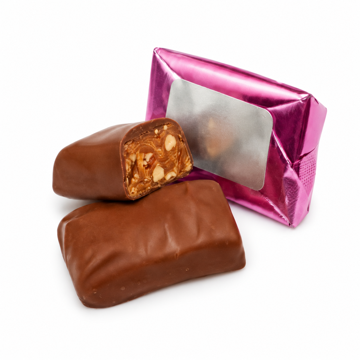 Dates with Cracked Hazelnut milk chocolate chocolate product