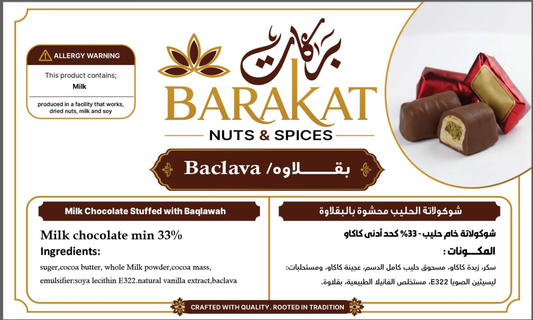 Barakat Baclava product information