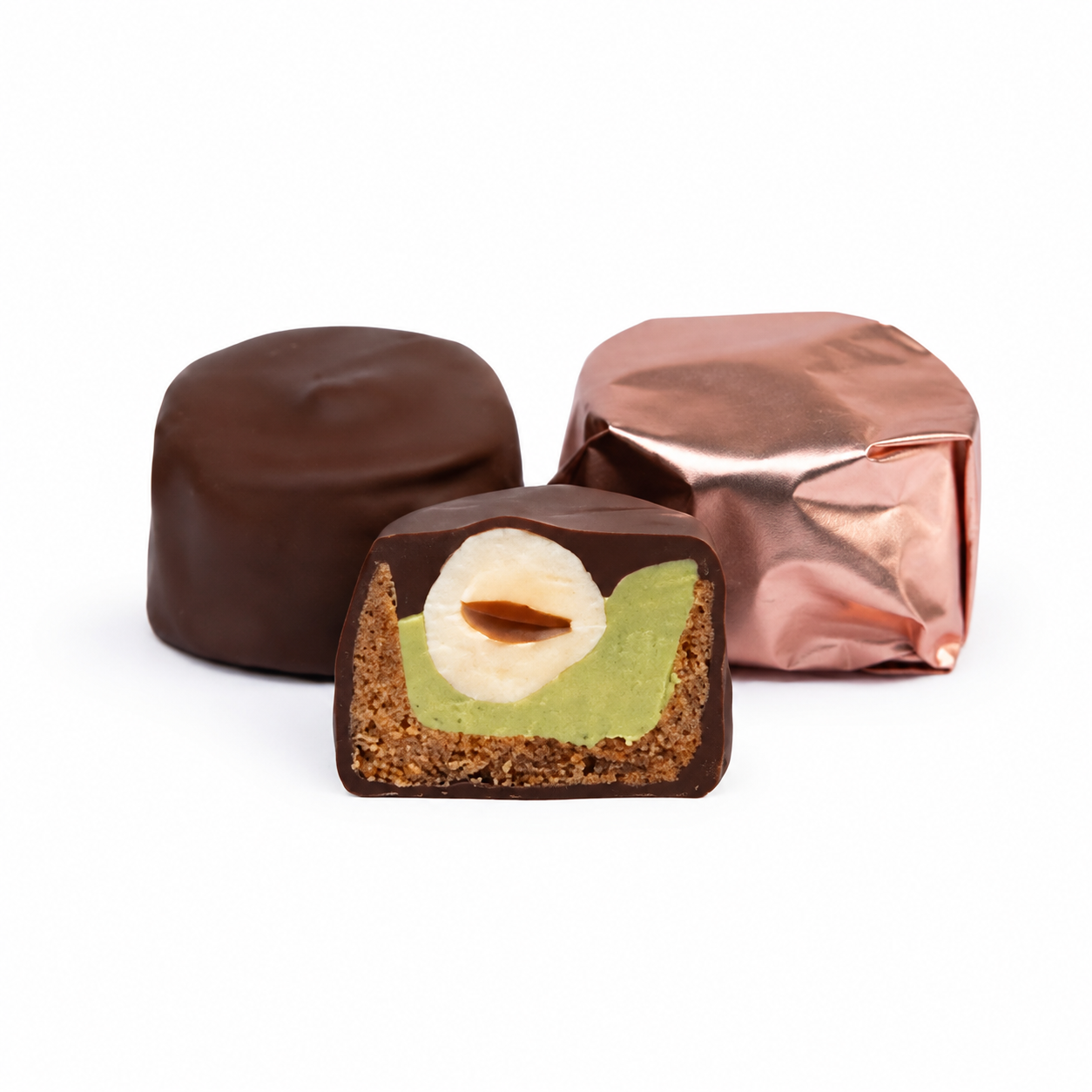 Kunafa Hazelnut chocolate product