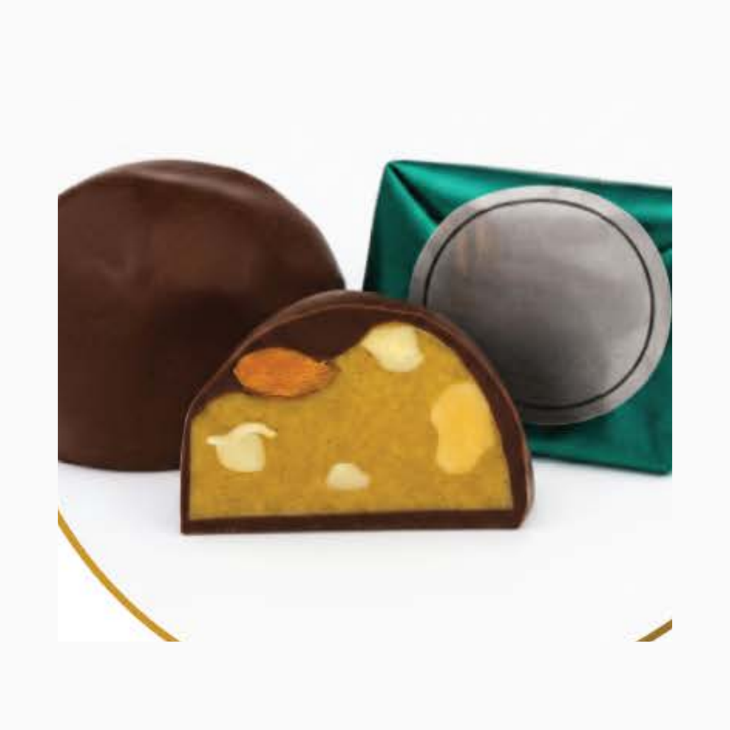 Pistachio Cream & Cracked Pistachio Dark chocolate product