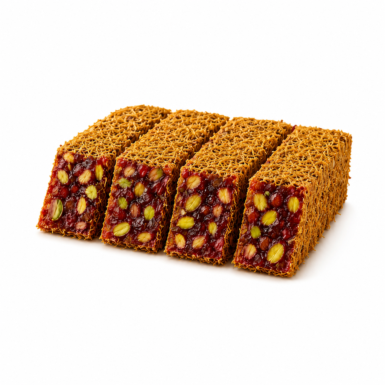 Kadayif Coated Pomegranate Flavored with Pistachio product image