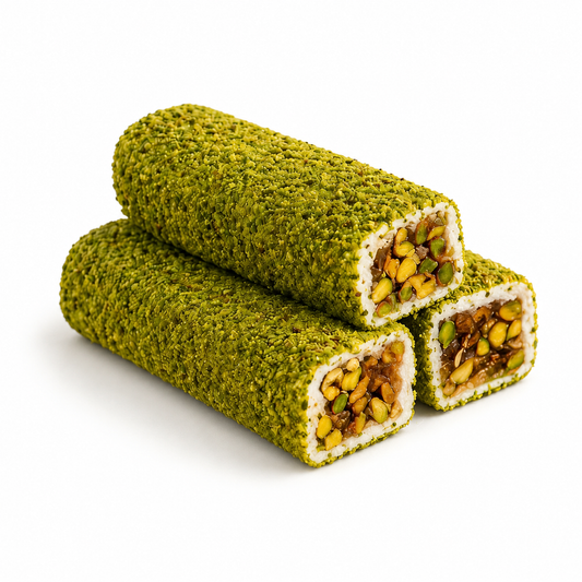 Pistachio Coated Atom Turkish Delight product image