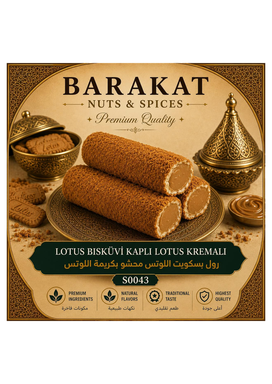 Barakat Lotus Bisküvi Kaplı Lotus Kremalı product information