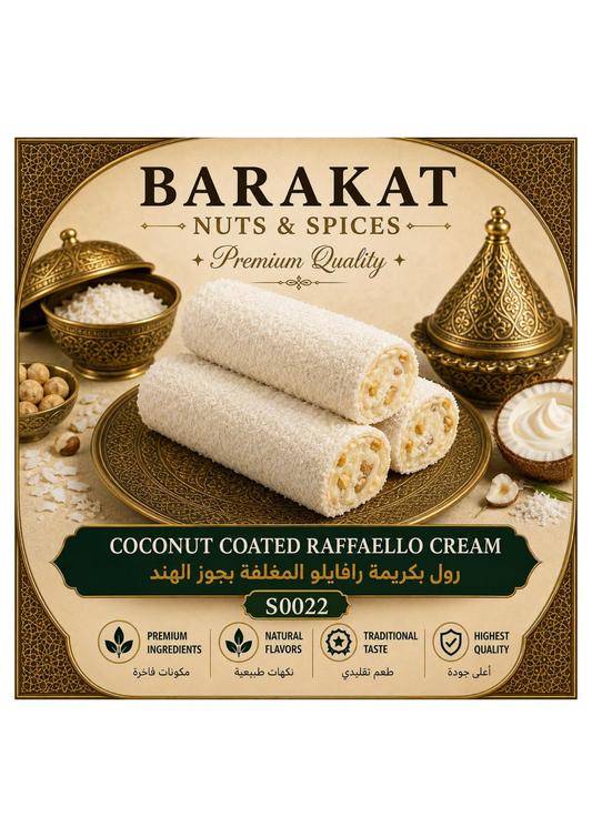Barakat Coconut Coated Raffaello Cream product information