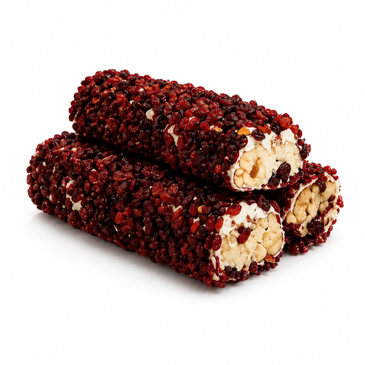 Barberry Coated Hazelnut Paste Black Mulberry Sauce product image