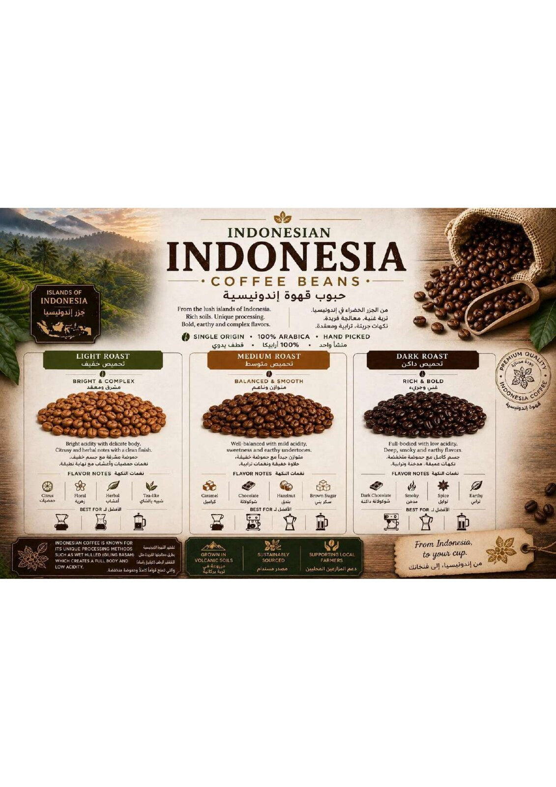 Barakat Indonesia Coffee Beans product information